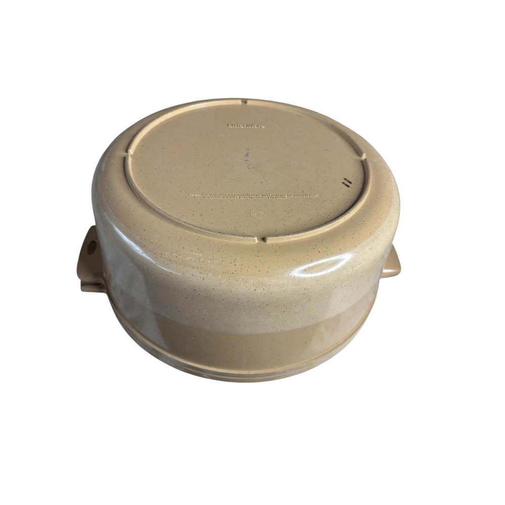 LittonWare Dutch Oven 5 Quart w/Lid‎ Microwave Convection Port For Temp. Probe